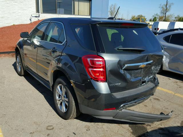 2GNALBEKXH1589597 - 2017 CHEVROLET EQUINOX GRAY photo 3