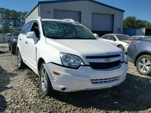 3GNAL3EK2DS552886 - 2013 CHEVROLET CAPTIVA LT WHITE photo 1