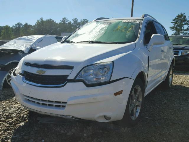 3GNAL3EK2DS552886 - 2013 CHEVROLET CAPTIVA LT WHITE photo 2