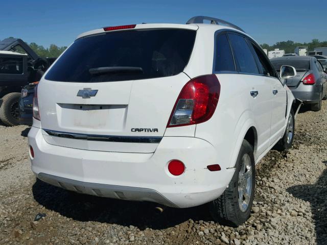 3GNAL3EK2DS552886 - 2013 CHEVROLET CAPTIVA LT WHITE photo 4