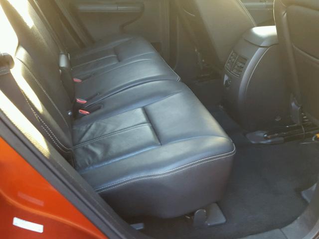 2FMDK48C17BA71794 - 2007 FORD EDGE SEL ORANGE photo 6