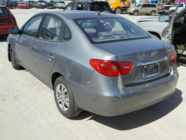 KMHDU4AD7AU087870 - 2010 HYUNDAI ELANTRA GRAY photo 3