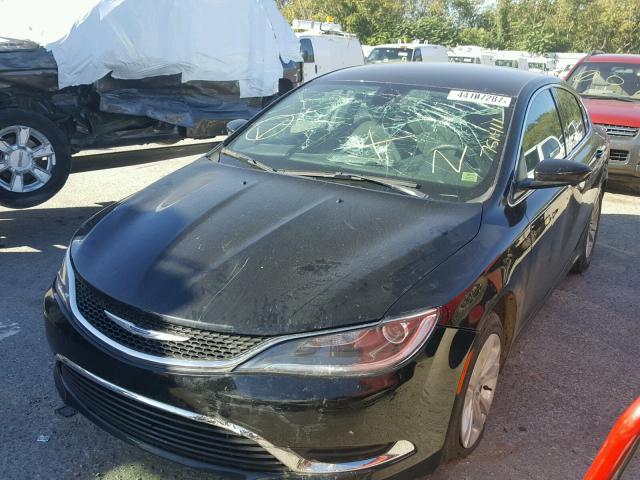 1C3CCCAB7FN751411 - 2015 CHRYSLER 200 LIMITE BLACK photo 2