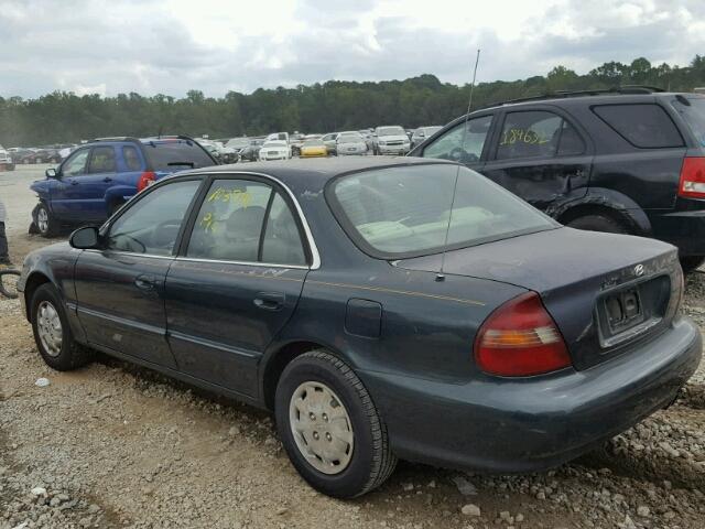 KMHCF24F1VU866971 - 1997 HYUNDAI SONATA GREEN photo 3