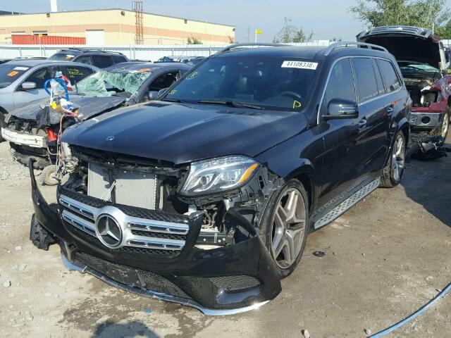 4JGDF6EE1HA991783 - 2017 MERCEDES-BENZ GLS 450 4M BLACK photo 2