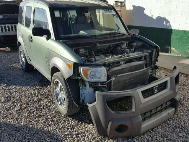 5J6YH28604L035751 - 2004 HONDA ELEMENT GREEN photo 1