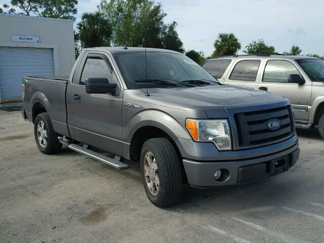 1FTMF1CW4AKA23356 - 2010 FORD F150 CHARCOAL photo 1