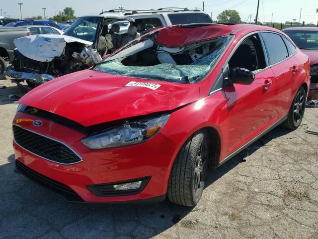 1FADP3F2XGL274845 - 2016 FORD FOCUS SE RED photo 2