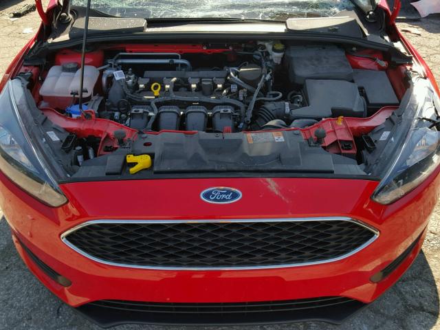 1FADP3F2XGL274845 - 2016 FORD FOCUS SE RED photo 7