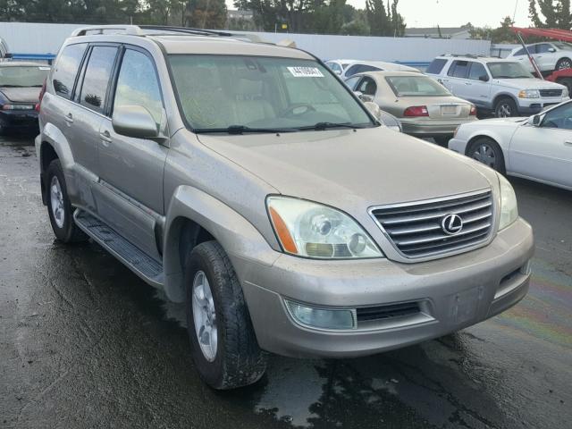 JTJBT20X730009384 - 2003 LEXUS GX 470 BEIGE photo 1