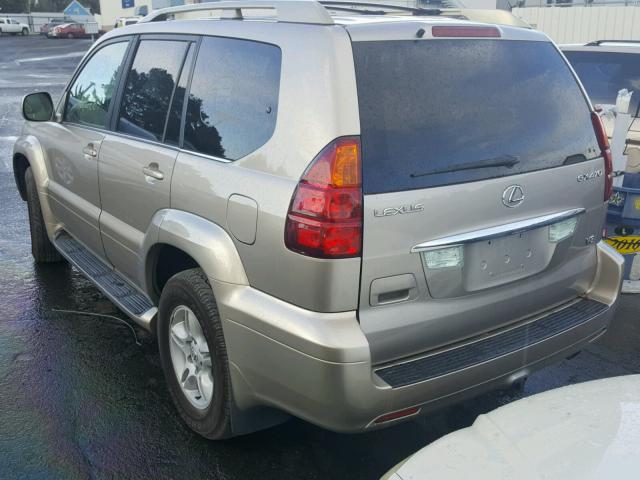 JTJBT20X730009384 - 2003 LEXUS GX 470 BEIGE photo 3