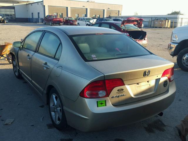 1HGFA16817L110222 - 2007 HONDA CIVIC SILVER photo 3