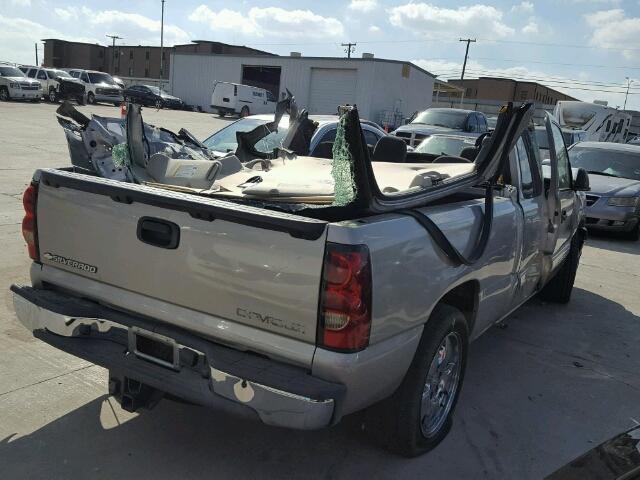 2GCEC19T951252177 - 2005 CHEVROLET SILVERADO TAN photo 4