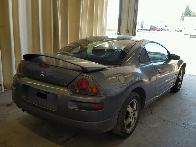 4A3AC44G13E009708 - 2003 MITSUBISHI ECLIPSE GRAY photo 4