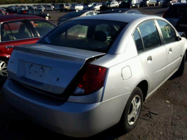 1G8AG52F15Z157760 - 2005 SATURN ION LEVEL SILVER photo 4