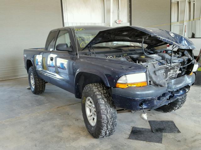 1D7HG32N83S359099 - 2003 DODGE DAKOTA BLUE photo 1