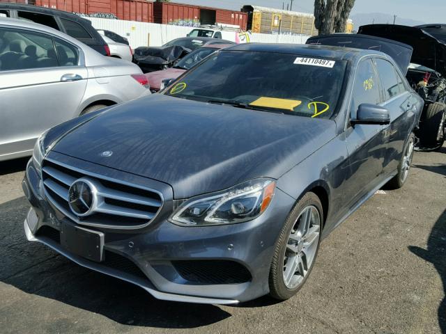 WDDHF5KB0FB093800 - 2015 MERCEDES-BENZ E 350 GRAY photo 2