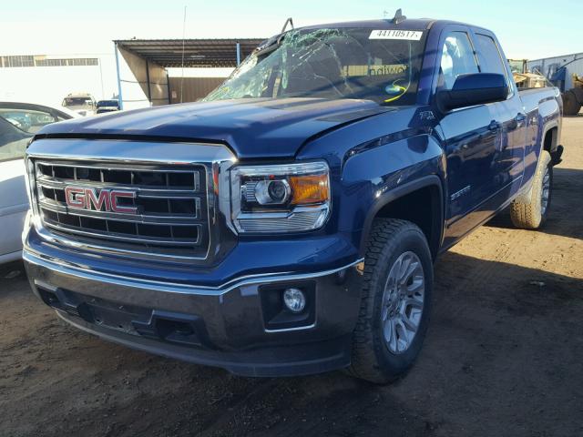 1GTV2UEC3FZ256910 - 2015 GMC SIERRA K15 BLUE photo 2