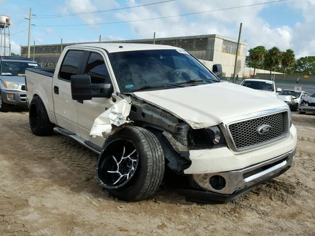 1FTPW12V57FB78716 - 2007 FORD F150 SUPER WHITE photo 1