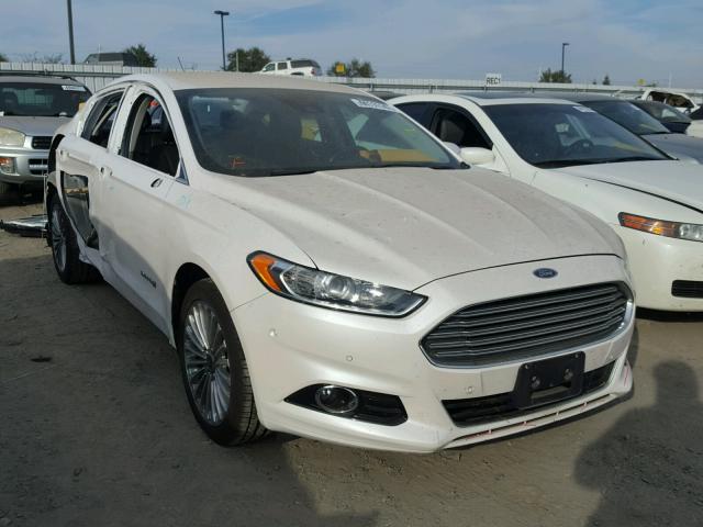 3FA6P0RU9DR310333 - 2013 FORD FUSION TIT WHITE photo 1