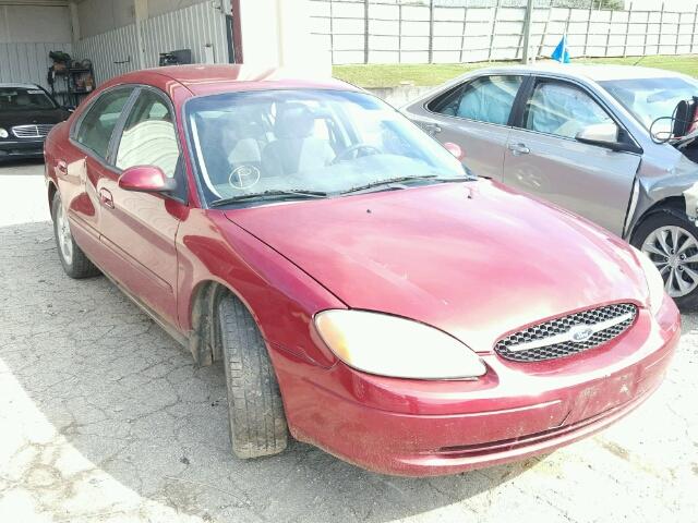 1FAFP5522YA234133 - 2000 FORD TAURUS SES MAROON photo 1