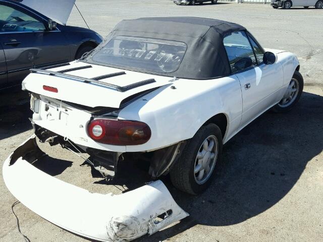 JM1NA3519L0158315 - 1990 MAZDA MX-5 MIATA WHITE photo 4