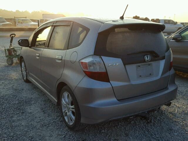 JHMGE87479S022035 - 2009 HONDA FIT SPORT GRAY photo 3