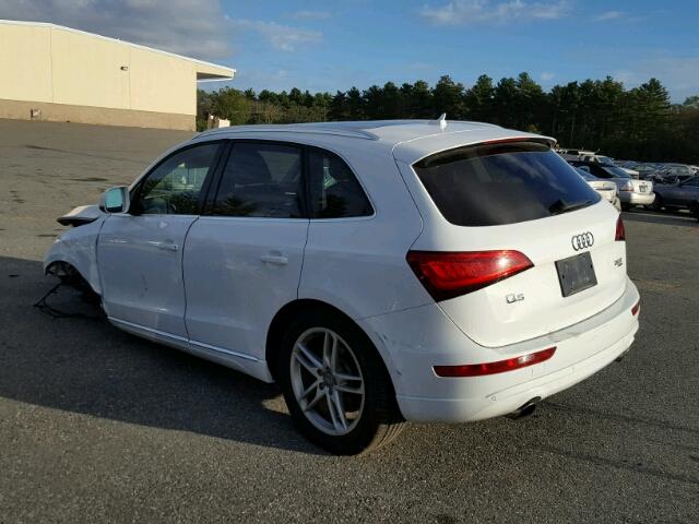 WA1LFAFPXDA078611 - 2013 AUDI Q5 PREMIUM WHITE photo 3