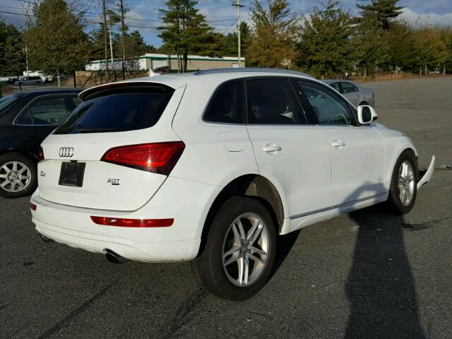 WA1LFAFPXDA078611 - 2013 AUDI Q5 PREMIUM WHITE photo 4