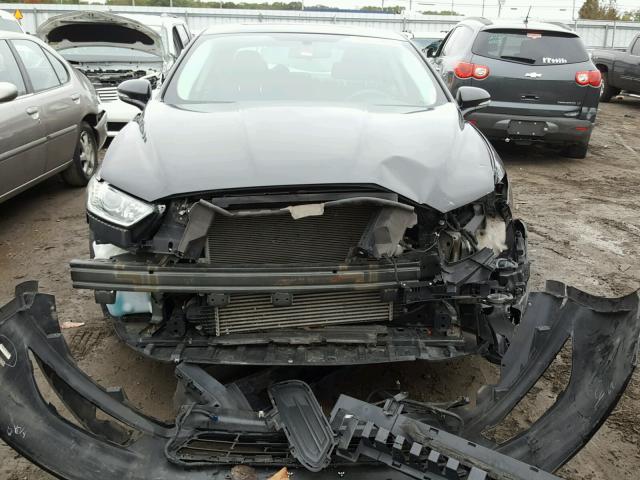 3FA6P0HRXDR101079 - 2013 FORD FUSION SE BLACK photo 9