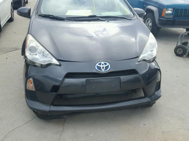 JTDKDTB31C1506912 - 2012 TOYOTA PRIUS C GRAY photo 9