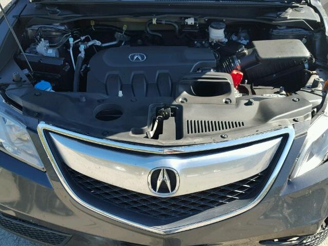 5J8TB4H56FL007820 - 2015 ACURA RDX TECHNO GRAY photo 7