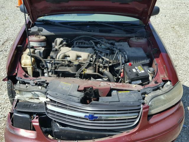 1G1ND52J72M564536 - 2002 CHEVROLET MALIBU RED photo 7