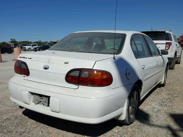 1G1NE52J92M557908 - 2002 CHEVROLET MALIBU LS WHITE photo 4