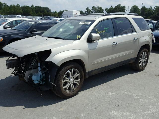 1GKKRRKD9FJ237046 - 2015 GMC ACADIA SLT 金色 照片 2