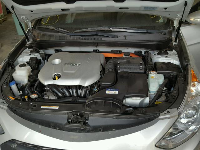 KMHEC4A47DA082388 - 2013 HYUNDAI SONATA HYB SILVER photo 7