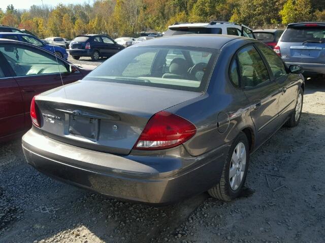 1FAFP52204A203350 - 2004 FORD TAURUS LX GRAY photo 4