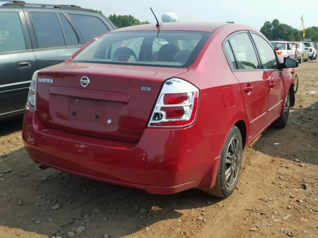 3N1AB61E29L689229 - 2009 NISSAN SENTRA 2.0 BURGUNDY photo 4