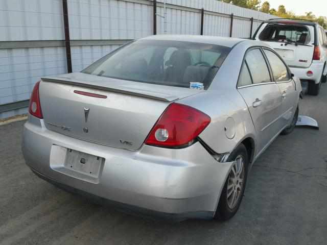 1G2ZG558364133114 - 2006 PONTIAC G6 SILVER photo 4