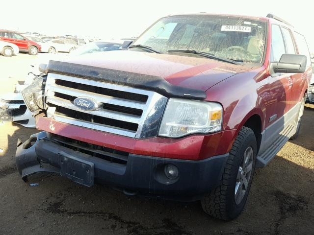 1FMFK16517LA83889 - 2007 FORD EXPEDITION RED photo 2