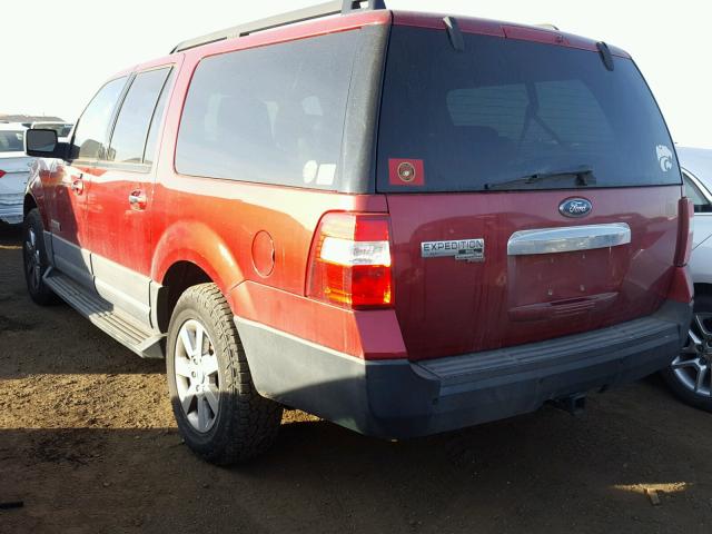 1FMFK16517LA83889 - 2007 FORD EXPEDITION RED photo 3