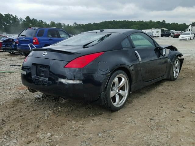 JN1BZ34D48M700107 - 2008 NISSAN 350Z BLACK photo 4