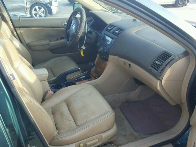 1HGCM665X3A043591 - 2003 HONDA ACCORD EX 绿色 照片 5