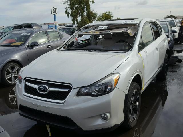 JF2GPAKC3D2898144 - 2013 SUBARU XV CROSSTR WHITE photo 2