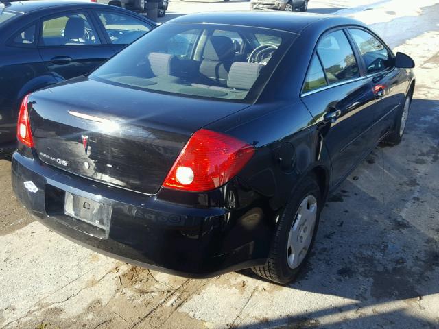 1G2ZF55B464269525 - 2006 PONTIAC G6 BLACK photo 4