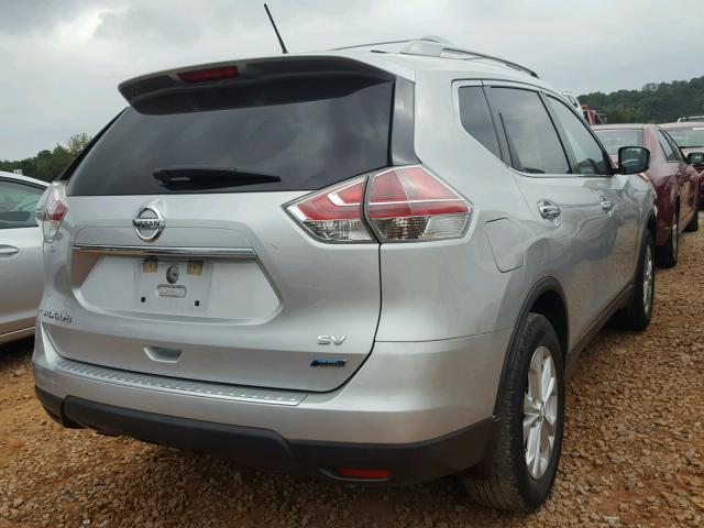 5N1AT2MT1EC851012 - 2014 NISSAN ROGUE S SILVER photo 4