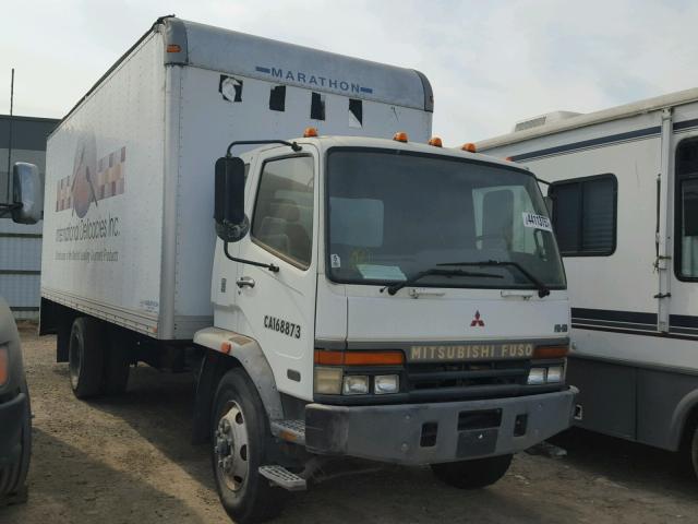 JW6DEL1E02M000171 - 2002 MITSUBISHI FUSO TRUCK OF FM 617 WHITE photo 1