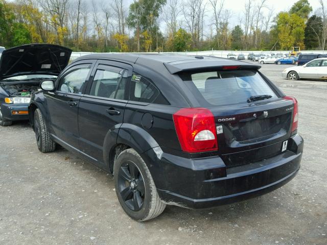 1B3CB3HA3AD590101 - 2010 DODGE CALIBER MA BLACK photo 3