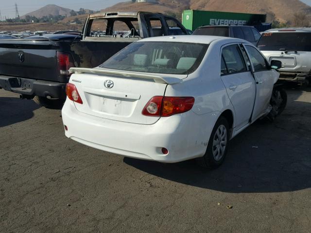 1NXBU4EE5AZ338458 - 2010 TOYOTA COROLLA BA WHITE photo 4