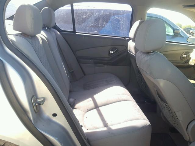 1G1ZT52895F272459 - 2005 CHEVROLET MALIBU LS Gümüş foto 6